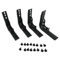 OE Xtreme Side Steps Mounting Brackets Only Textured Black 2019-2026 Sierra 1500 2020-2025 Silverado/Sierra 2500 HD Go Rhino