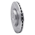 DFC 03-25 Subaru Impreza Front Right Drilled & Slotted Silver Brake Rotor