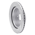 DFC 08-10 Chevrolet Cobalt Rear Right Drilled & Slotted Silver Brake Rotor