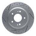 DFC 18-26 Hyundai Kona Rear Left Drilled & Slotted Geoperformance Rotor