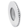 R1 04-10 BMW 530I Front Right Drilled & Slotted Silver Brake Rotor