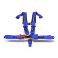NRG SFI 16.1 5PT 3in. Padded Seat Belt Harness / Latch Link - Blue