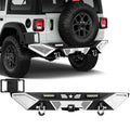 Bumper-Front Black Stock Replacement 1987-1995 Jeep Wrangler YJ OMIX