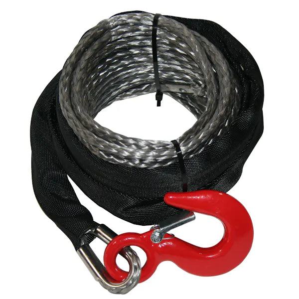 ~(3 lbs. 12X12X6)~ 8mm x 50ft Synthetic Rope Grey
