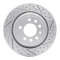 R1 08-11 Saab 45903 Rear Right Drilled & Slotted Geoperformance Rotor