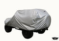 Multiguard All Weather, Rain or Shine, Custom Vehicle Covers (includes lock, cable and storage bag) for 2007-2018 Jeep Wrangler JK 2-Door, Silver Rampage