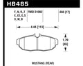 Hawk Performance auto part detail