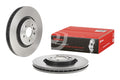 Brembo 17-20 Jaguar XE/17-19 XF Front Premium UV Coated OE Equivalent Rotor