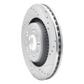 DFC 05-09 Ford Freestyle Front Right Drilled & Slotted Silver Brake Rotor
