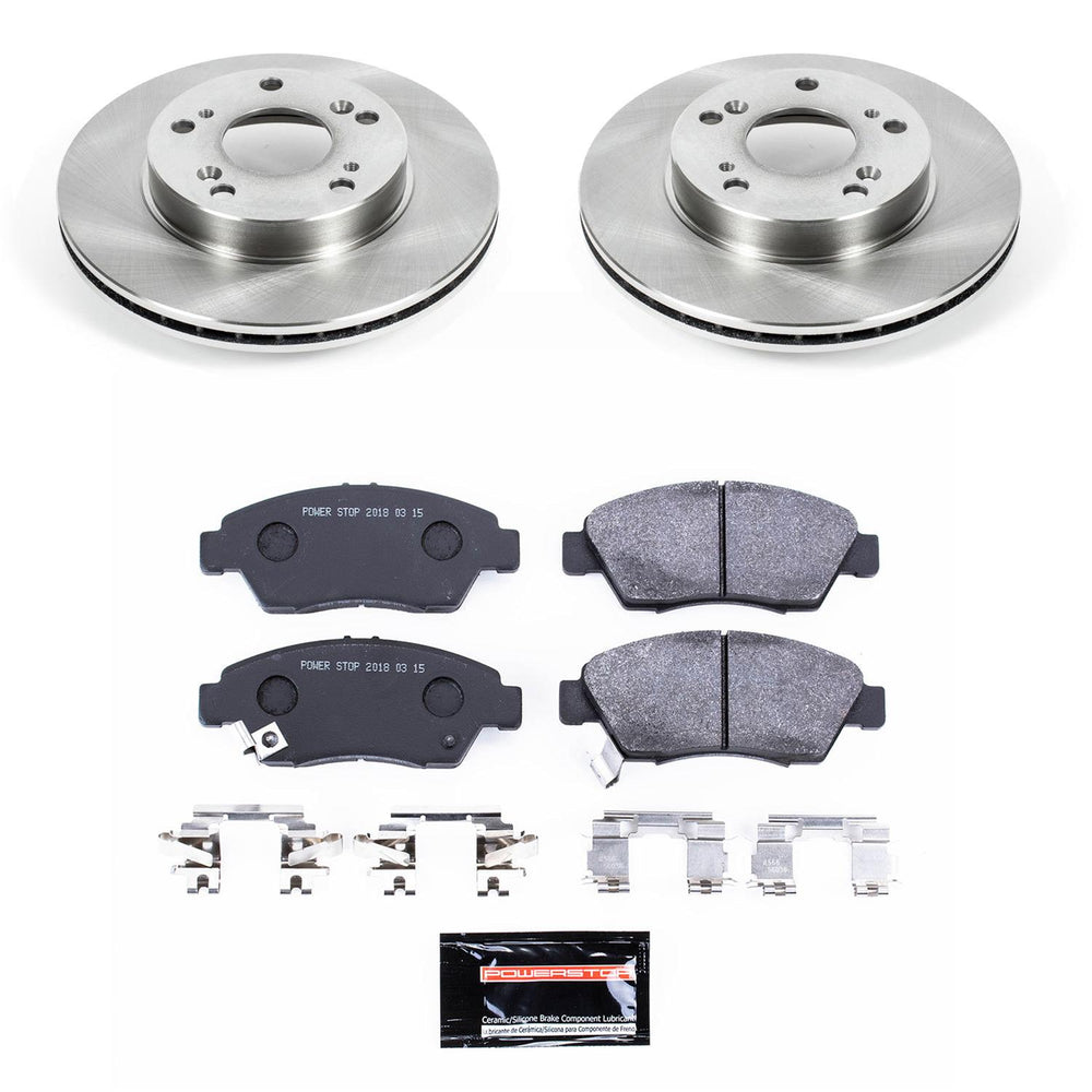 Power Stop 02-06 Acura RSX Front Track Day SPEC Brake Kit