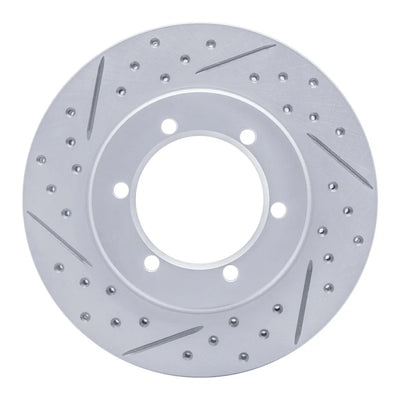 R1 98-15 Nissan Np300 (Mexico) Front Left Drilled & Slotted Geoperformance Rotor