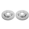 Power Stop 10-13 Kia Forte Front Evolution Drilled & Slotted Rotors - Pair