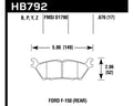 Hawk Performance auto part detail