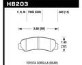 Hawk HP+ Street Brake Pads