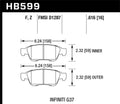 BRAKE PADS PERF. CERAMIC