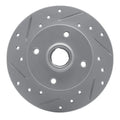 R1 85-02 Volkswagen Scirocco Rear Left Drilled & Slotted Geo-Carbon Rotor