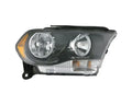 RH HEADLAMP ASSY COMPOSITE; HALOGEN; BLACK TRIM; DURANGO 1113