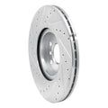 DFC 15-25 BMW X1 (USA/Canada) Front Right Drilled & Slotted Silver Brake Rotor