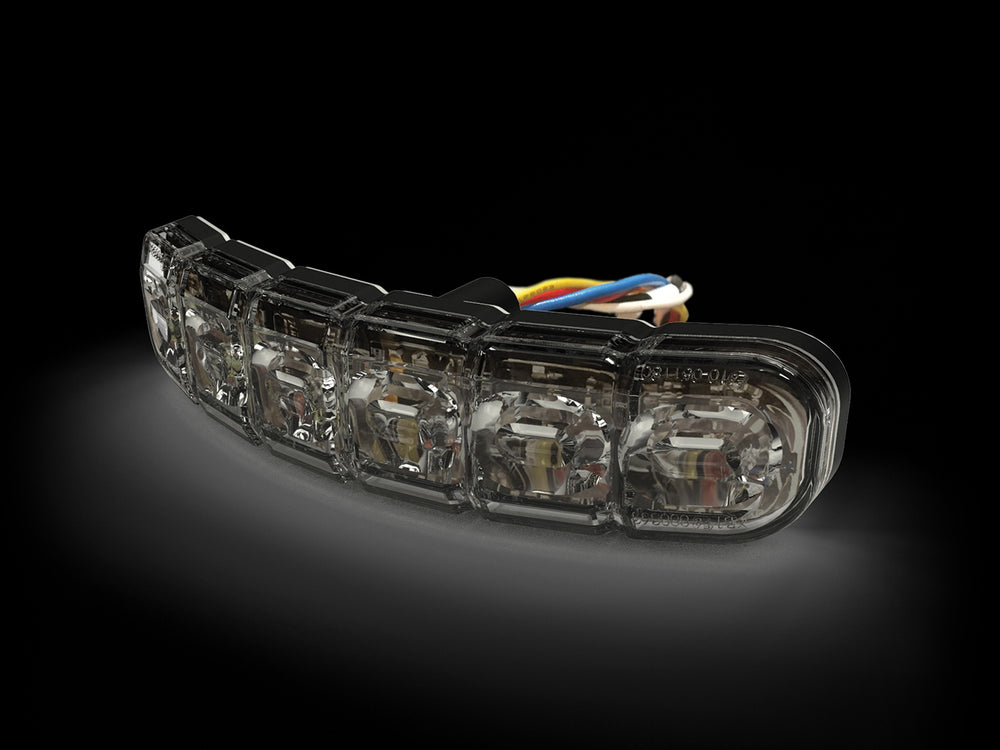 DIRECTIONAL 12 LEDS FLEXIBLE SURFACE MOUNT DUAL COLOR 1224 VDC RED/BLUE