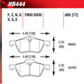 Hawk 02-06 Mini Cooper / Cooper S HPS Street Front Brake Pads