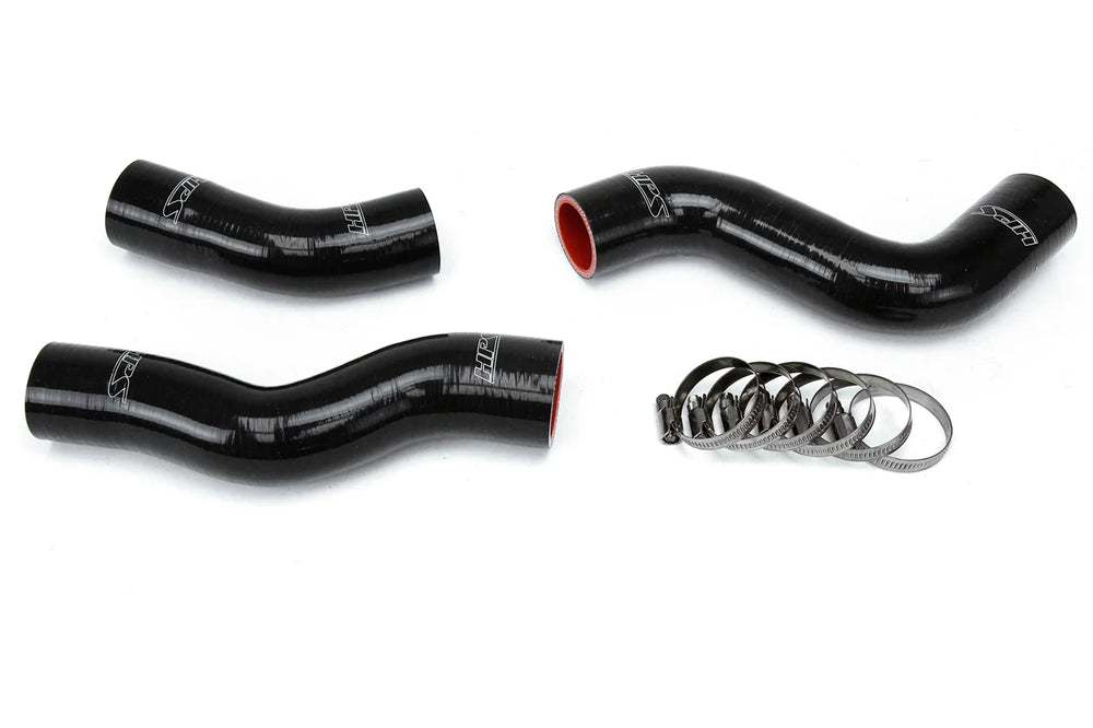 HPS Performance Black Reinforced Silicone Radiator Hose Kit Coolant for Lexus 96-97 LX450 FJ80 4.5L I6