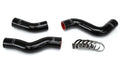 HPS Performance Black Reinforced Silicone Radiator Hose Kit Coolant for Lexus 96-97 LX450 FJ80 4.5L I6