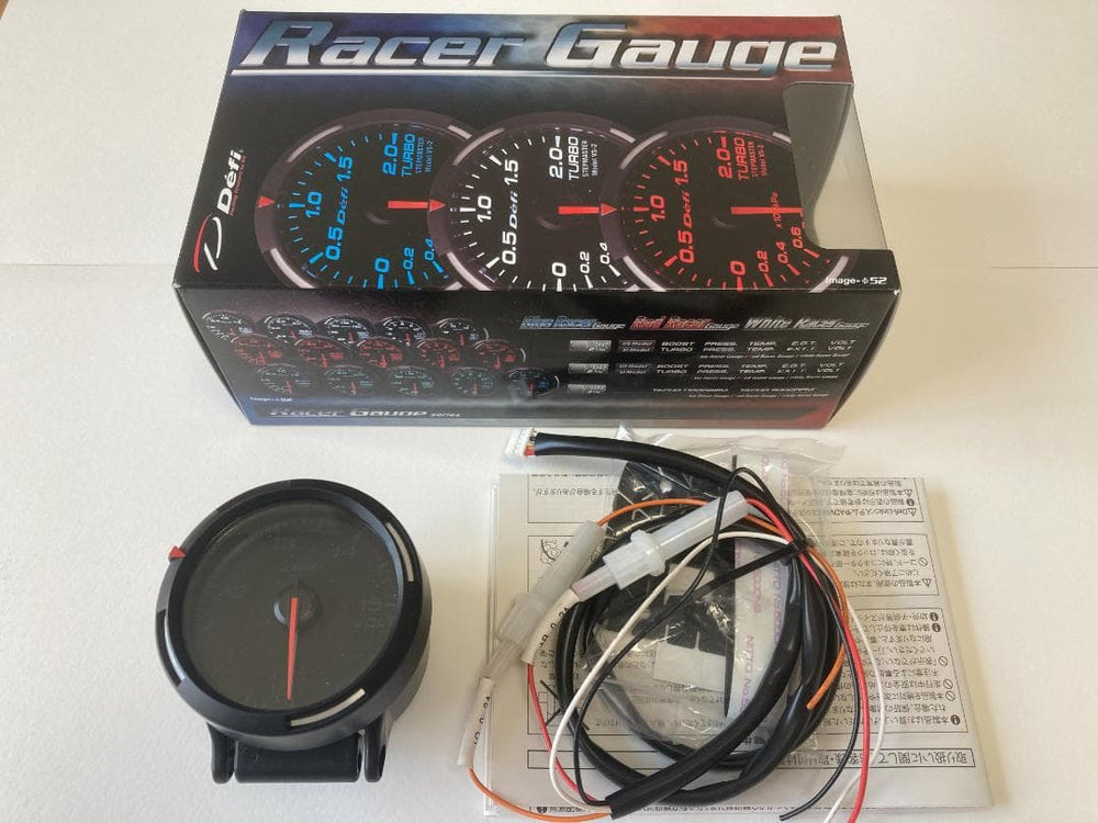 Defi White Racer Volt Gauge 60mm Universal