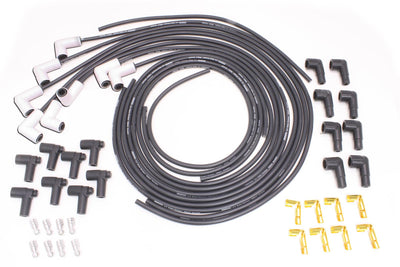 WIRES UNIV. 8MM 8 CYL CERAMIC 90 DEG BLACK HIGH TEMP