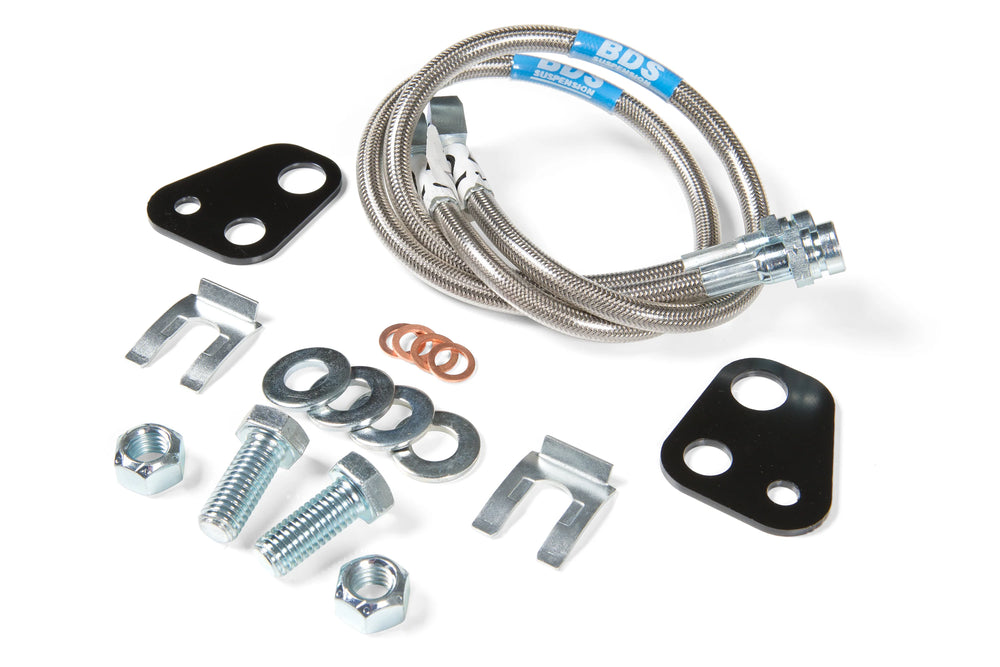 06-16 Dodge 1500 Frt Stainless Brakeline