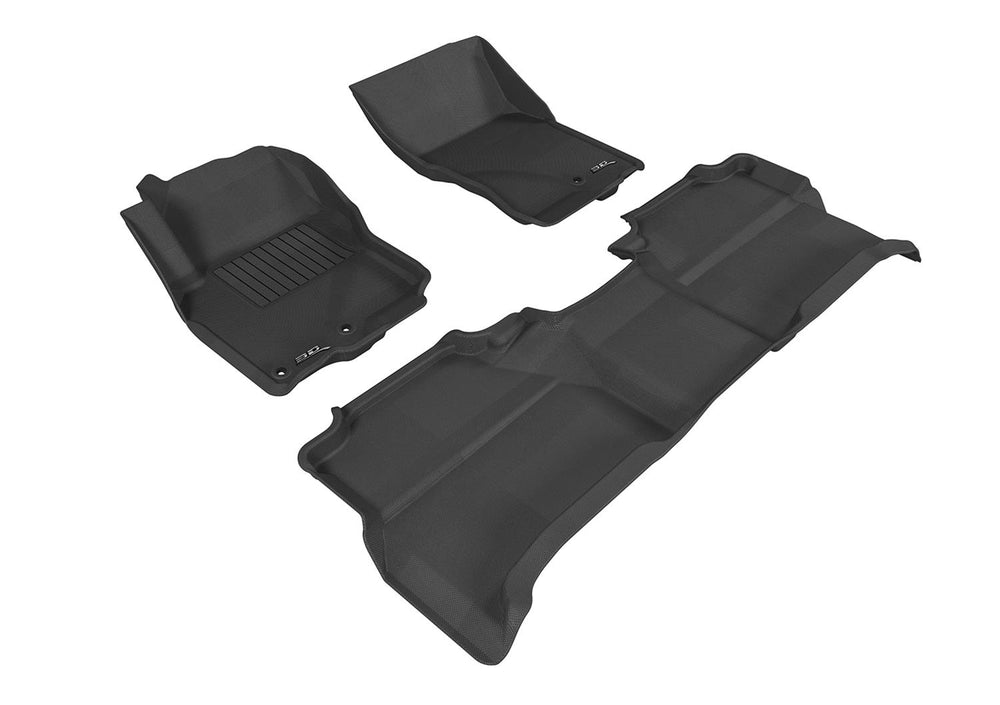 3D KAGU FLOOR MAT 2 ROW SET GRAY