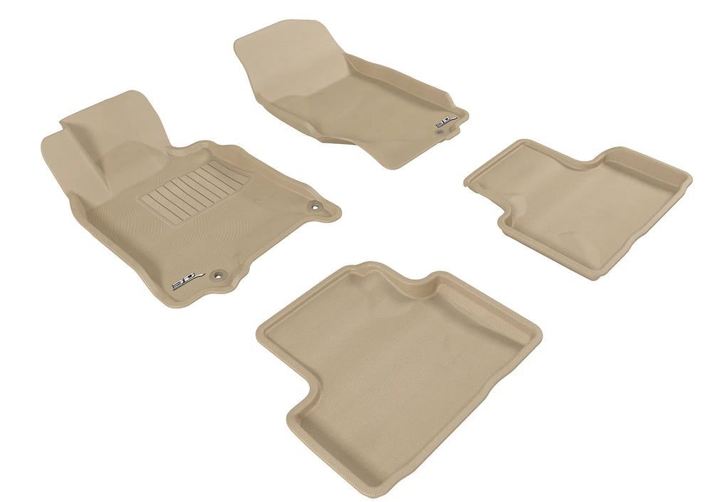 3D KAGU FLOOR MAT 2 ROW SET TAN