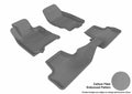 3D MAXpider 2008-2015 Infiniti QX50/EX35 Kagu 1st & 2nd Row Floormats - Gray