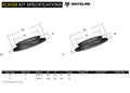 Whiteline KLK008 F & R 2 Inch Coil Spring Spacer Kit; for Jeep Wrangler JK 07-18