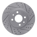 DFC 09-19 Dodge Vision (Mexico) Front Right Drilled & Slotted Geoperformance Rotor
