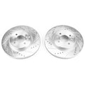 Power Stop 2018 Hyundai Accent Front Evolution Drilled & Slotted Rotors - Pair
