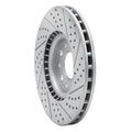 DFC 13-23 Chrysler 200 Front Left Drilled & Slotted Geoperformance Rotor