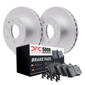 DFC 05-16 Audi A3 Rear Geospec Rotors with 5000 Advanced Brake Pads w/Hardware