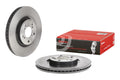 Brembo 08-09 Mitsubishi Lancer/07-09 Outlander Front UV Coated Rotor