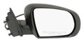 Right Power, Manual Folding Mirror for 2014-2022 KL Cherokee, Black Textured Crown Automotive