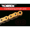 Vortex Racing V3 2.0 Chain 520RX3-124- Gold