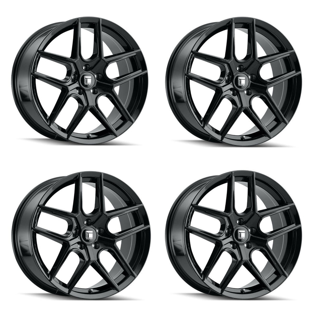 Touren 3279 TR79 17x8 / 5x108 BP / 35mm Offset / 63.5mm Hub Gloss Black Wheel