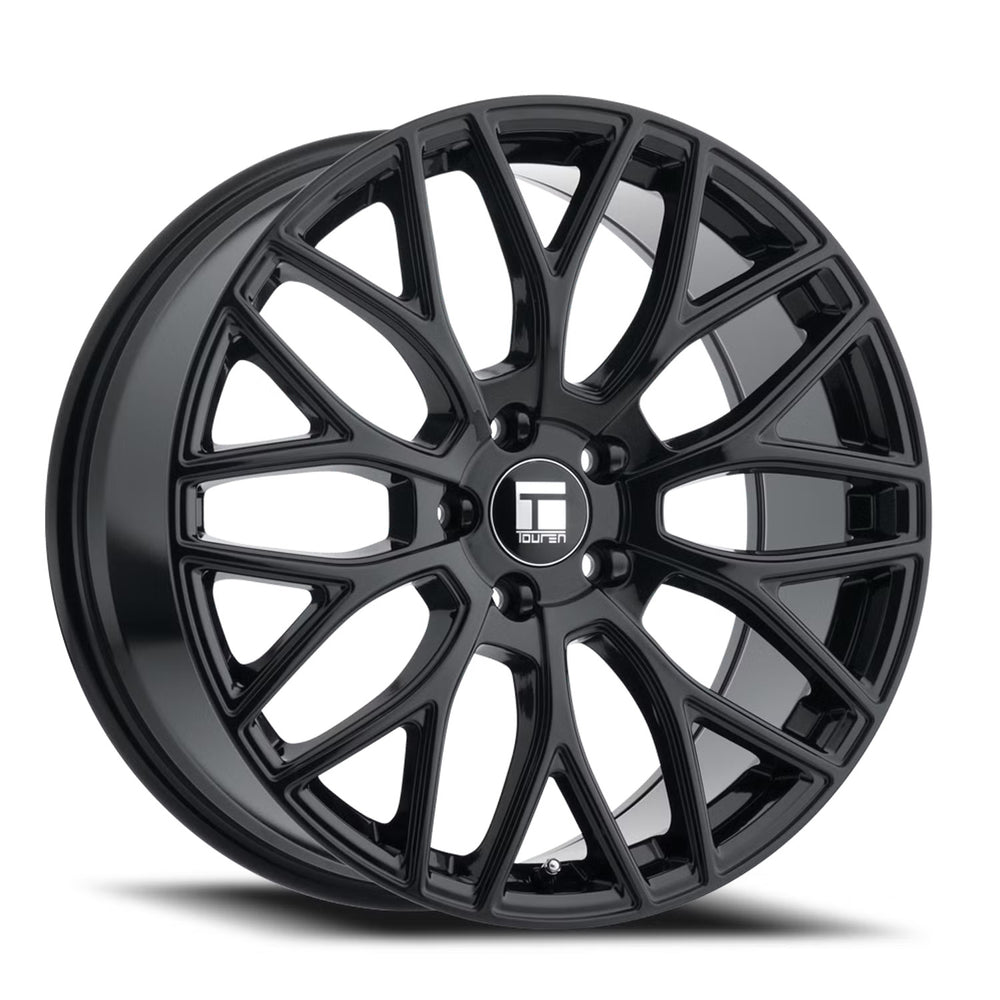 Touren 3276 TR76 17x8 / 5x100 BP / 35mm Offset / 56.1mm Hub Gloss Black Wheel