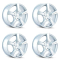 Touren 3190 TR9 17x7 / 5x127 BP / 42mm Offset / 71.5mm Hub Gloss Hyper Silver Wheel