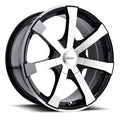 Touren 3190 TR90 16x7 / 5x105/108 BP / 42mm Offset / 72.62mm Hub Gloss Black Machined Wheel