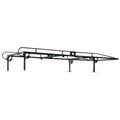 STEP, THREE RUNG, STEEL BLK PWD COA