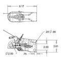 COUPLER,2IN 10000# CAP CAST STEEL