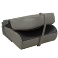 PREM FOLD SEAT 2CLR GRY/MET