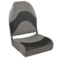 PREM FOLD SEAT 2CLR GRY/MET