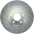 StopTech Select Sport Nissan Slotted and Drilled Right Front Rotor