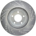 StopTech Select Sport Nissan Slotted and Drilled Right Front Rotor